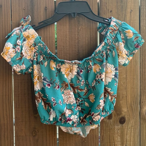 Illa illa blue floral Japanese print two piece set - Picture 3 of 8